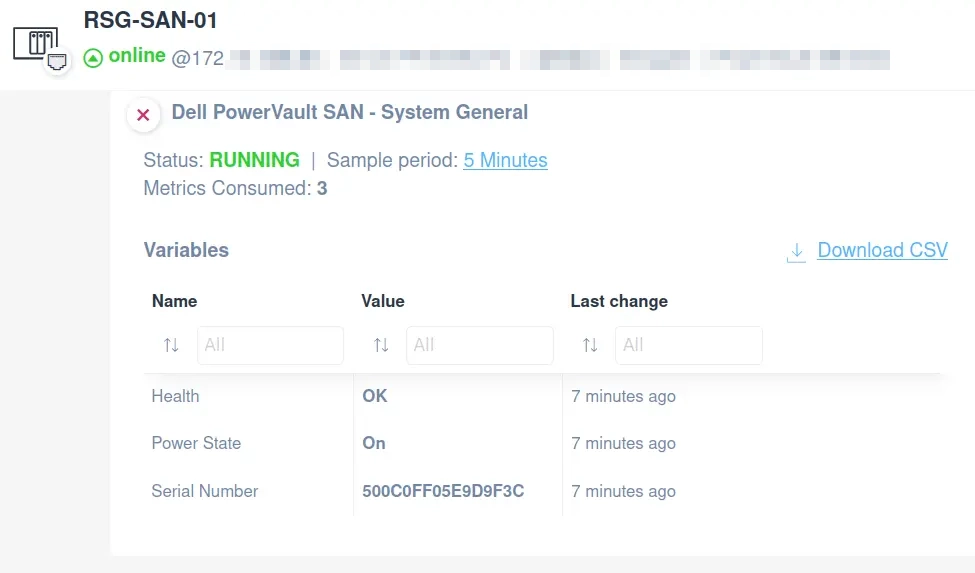 Dell PowerVault SAN General System